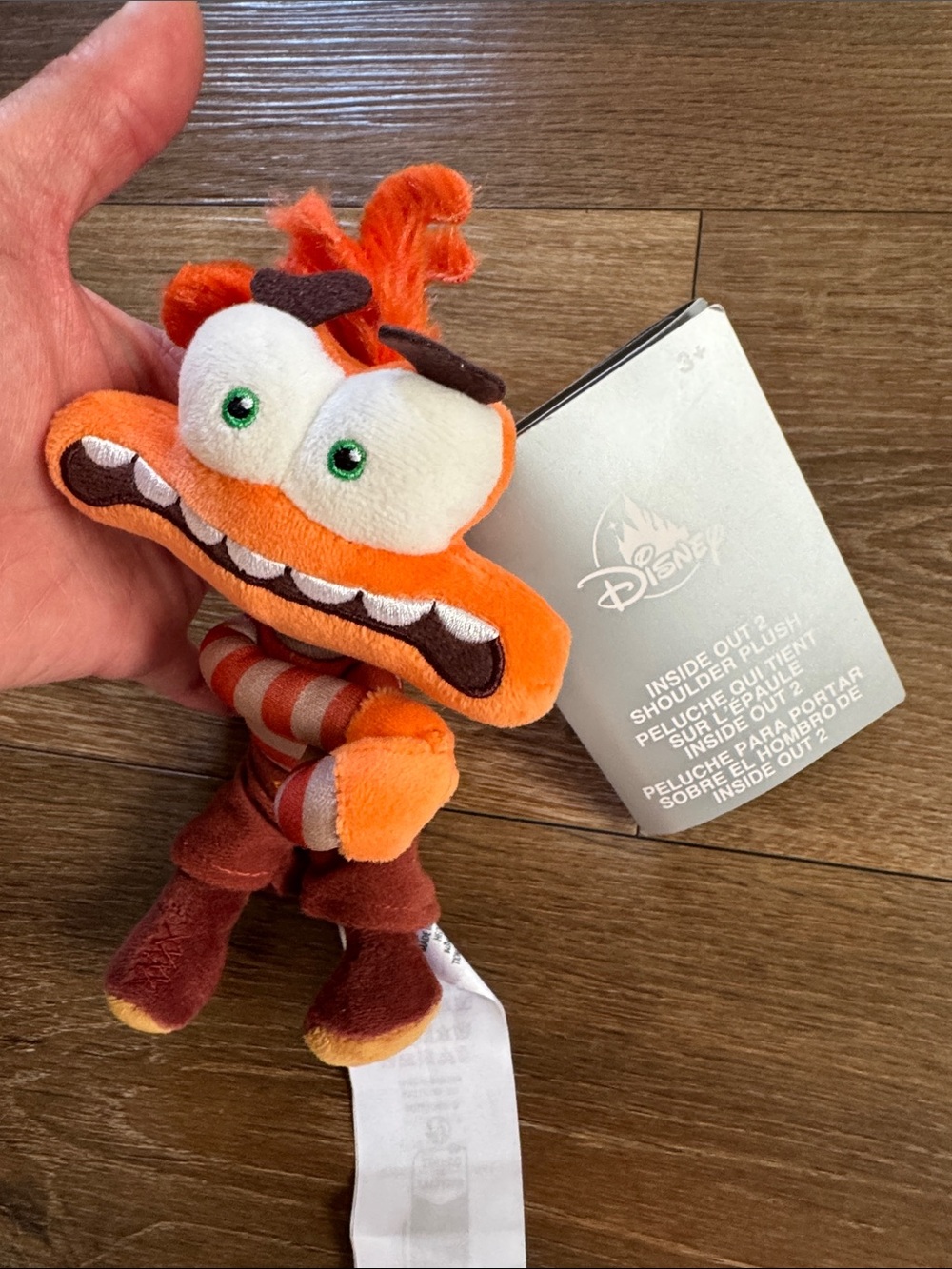 NWT Disney Inside Out 2 Anxiety Shoulder Plush